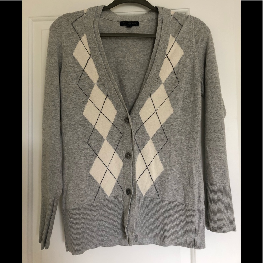 Banana Republic argyle sweater